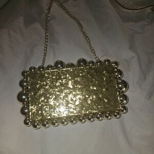 Gold and Silver Women's Bag